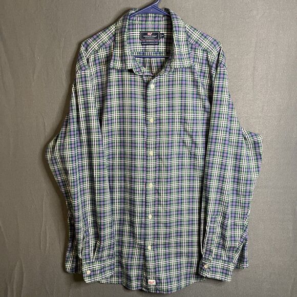 Vineyard Vines Other - Vineyard Vines Performance Men's 2XL Multicolor Classic Fit Murray Flannel Shirt